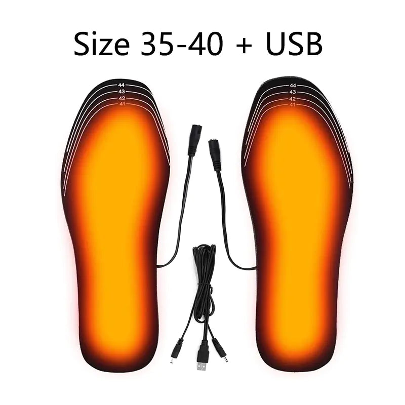 USB Heated Insoles for Winter Boots and Sneakers